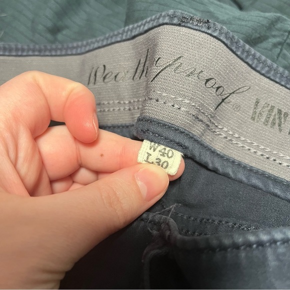 Weatherproof Vintage Men's Navy blue Straight Fit Pants size 40x30 - Picture 4 of 5